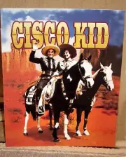 Cisco Kid and Poncho Poster Western Tabletop Display Standee 10" Tall