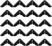 ALAFINA 100pcs Book Corner Protector Vintage Book Corners Guards Iron Book Corners Photo Corners Journal Book Corner Cover for Scrapbooking, Albums, Photo Albums