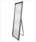 French Provincial Ornate Mirror Antique Silver Free Standing 50cm x 170cm Style