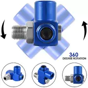 3Pcs Air Hose Connector Air Hose Fitting 1/4inch NPT Rotating Air Fitting biqZL