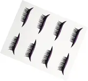 SOESFOUFU 4 Pairs Eyeliner Stickers Manga Lashes Self-adhesive False Eyelashes for Women