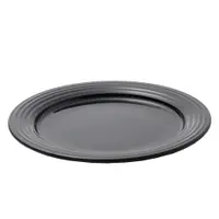 在飛比找PChome24h購物優惠-9.25吋黑色螺紋圓盤/美耐皿盤(4入組)