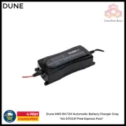 Dune 4WD 6V/12V Automatic Battery Charger Grey *AU STOCK*Free Express Post*