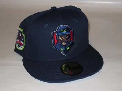 Columbus Soldiers Hat Club Hockey League Navy Blue New Era 59Fifty 7 1/8 NEW!