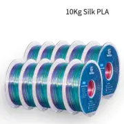 10Kg Silk PLA Filament 1.75mm Spool Wire For 3D Printer Material Safety Vacuum