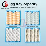 56/154/70-108 Egg Incubator Automatic Chicken Duck Temperature Control Incubator