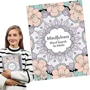 Mindfulness Word Search - Travel Word Puzzles,Portable Brain Exercise Activities, Entertainment Games for Home and Travel