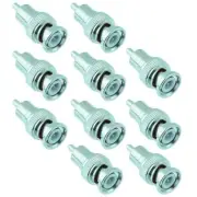 10 x BNC Male to RCA male Phono Plug Adaptor Connector CCTV
