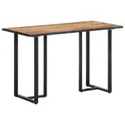 Dining Table 120 cm Rough Mango Wood vidaXL