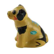 VetkinTape Squeeze Toy: Stress Ball / Dog (Gold)