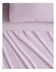 [Sheridan] Bayley Washed Percale Sheet Set 50cm in Dusty Mauve