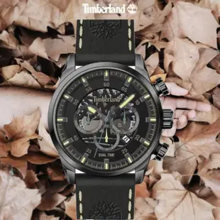 【Timberland】天柏嵐 Henniker 兩地時間多功能日期手錶-46mm(TDWGF2100601)