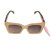 New, Women Sunglasses Luv Betsey Nude, Leopard Print 100% UVA-UVB Lens Protected