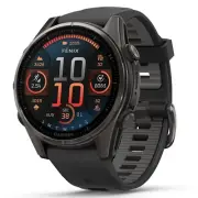 Garmin 010-02903-20 Fenix 8 Sapphire Titanium Smartwatch GPS Watch - 43mm AMOLED