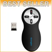 Intuitive Wireless Presentation Remote with Red Laser Pointer - 3-Year Warranty