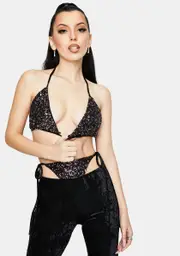 Dark Can't Be Blamed Sequin Pants Set