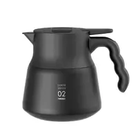 在飛比找momo購物網優惠-【HARIO】V60不鏽鋼保溫咖啡壺PLUS–黑色 600m