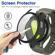 For Samsung Galaxy Watch 7 6 5 4 40mm/44mm Soft TPU Case Screen Protector