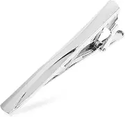 [MOBUTOFU] Tie Clips Wedding Tie Bar Clip. Business Tie Clip Business Suit Bar Clip Tie Clasp Tie Clip for Men Regular Tie Clip Men Tie Bar Clip Silver Tie Clip Shirt Tie Bar Necktie Clip