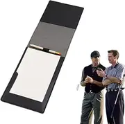 Golf Scorecard Holder, Golf Scorecard Book, Golf Notebook Holder, Golf Yardage Book Cover,Leather Yardage Book Cover for Golfers Practicing,fits Back Pocket Perfect for Holding