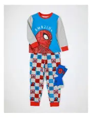 [Spider-Man] Spiderman Beyond Amazing Printed Pyjama in Grey Marle