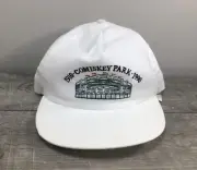 Vintage Comiskey Park NOS ANNCO Chicago White Sox Snapback Hat Cap 90s