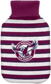 Manly Sea Eagles NRL Rugby League Hot Water Bottle and Cover
