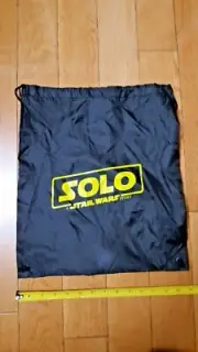 Star Wars SOLO Movie Opening Night Drawstring Bag Swag Sports RARE