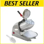 Upgraded Electric Ice Crusher - Professional Quality, 300W with Double Blades
