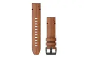 Garmin QuickFit 22 Watch Band - Chestnut Leather