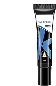 Nail Glue Gel | Extra Strong Nail Extension Glue Base Coat - Tips Art Design Tools, Multifunctional Fingernail Polish Base for Beginners, Professionals