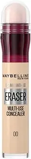 Maybelline Instant Anti Age Eraser Eye Concealer, Dark Circles and Blemish Concealer, Ultra Blendable Formula Dermatologist Tested & Suitable for Sensitive Skin 00 Ivory