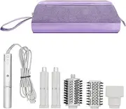 [Buwico] Airwrap Travel Case for Dyson/Shark Flexstyle, Travel Pouch for Complete Styler and Attachments, Travel Bag for Hair Dryer (Purple)