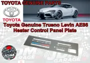 Toyota Genuine Trueno Levin AE86 Heater Control Panel Plate