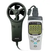 TENMARS TM-413 Anemometer 0.4~45m/s Air Velocity Meter/Temperature/Humidity #
