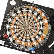 Yoga Sunset Slipmat Turntable 12" for DJ Vinyl LP Audiophile