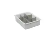 Metro DS93060NAT - Tote Box Divider, Short, Polypropylene, Natural Gray, 15.12'