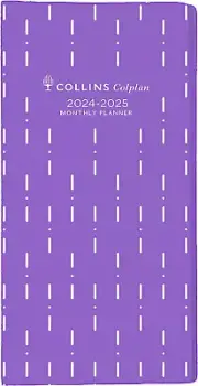 Collins Colplan 2024 Diary - Month to View, Size B6/7, Purple