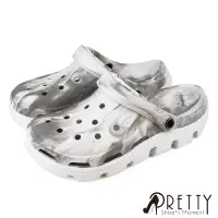 在飛比找博客來優惠-【Pretty】男女 女大尺碼 洞洞鞋 雨鞋 防水鞋 布希鞋