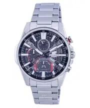 Casio EDIFICE Bluetooth Tachymeter Alarm Solar EQB-1200D-1A 100M Mens Watch