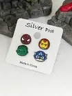 Super heros Earrings , The Avengers earrings Iron spider man hulke earrings