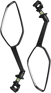 HANABASS 1Set Bicycle Mirrors for Handlebars Durable Rearview Convex Mirrors for Mountain Bikes Easy Installation Suitable for Various Bike Models