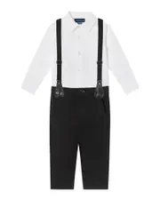 Andy & Evan Button-Down, Suspenders & Pant Set