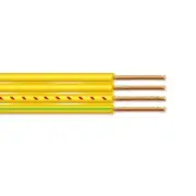 500' 6/3 Flat Yellow Submersible Cable With Ground Well Pump Wire 600V