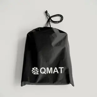 【QMAT】台灣製 5mm方折瑜珈墊(附收納袋 折疊瑜珈墊 旅行墊 運動墊) 櫻花粉