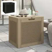 Outdoor Storage Box Tool Box Storage Chest Side Table Polypropylene vidaXL