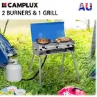 Camplux Portable Gas Stove 2/3 Burner Outdoor Foldable Grill Cooktop Camping LPG