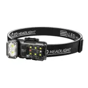 Rotatable Keychain Flashlight Sensor Headlight Type-C Rechargeable Work9326