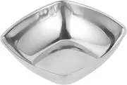 TIDTALEO Stainless Steel Mixing Bowl Lightweight Food Storage Container for Fruit Vegetables and Noodles for Home Cooking Meal Prep and Restaurant Use