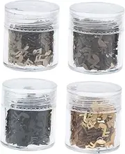 Ipetboom DIY Manicure Supplies Musical Note Nail Art Sequins Thin Glitters Glue-on Nail Decor 4 Boxes